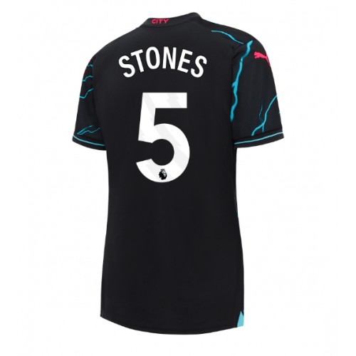 Manchester City John Stones #5 Rezervni Dres za Ženska 2023-24 Kratak Rukav